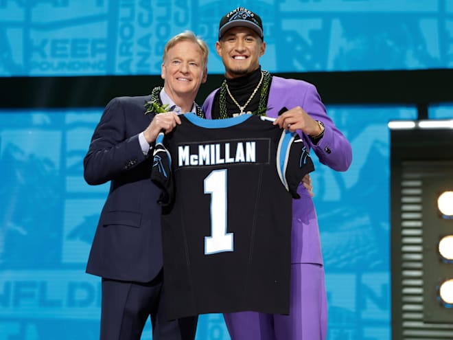 NFL Draft: Arizona WR Tetairoa McMillan goes No. 8 to Carolina