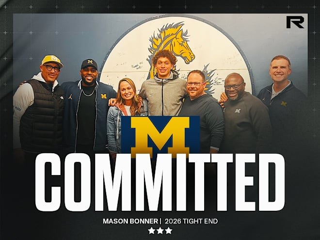 Three-star tight end Mason Bonner commits to Michigan