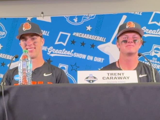 WATCH: Oregon State Baseball Talks 14-1 Win Over USC In Corvallis Regional