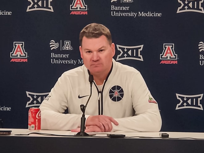 WATCH: No. 17 Arizona HC Tommy Lloyd postgame following 69-55 loss  to Duke