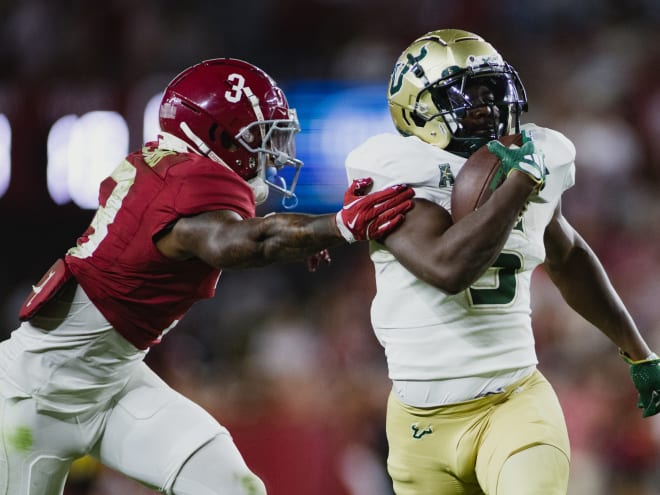 PFF Gradebook and snaps from the USF loss at Alabama