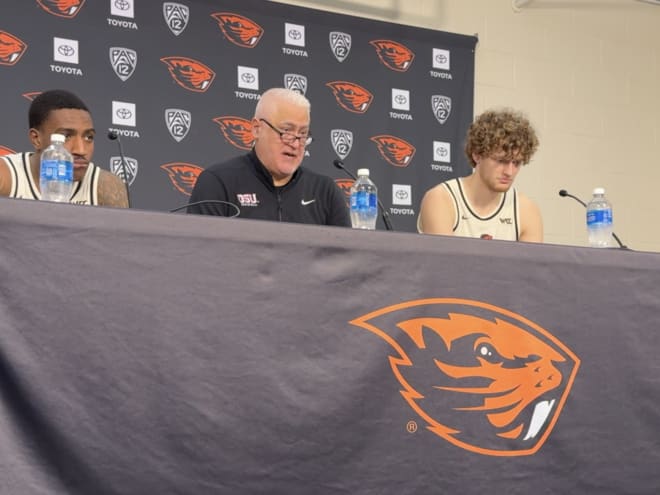 WATCH: Oregon State MBB Talks Win Over UC Irvine