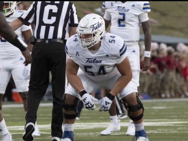 West Virginia lands Tulsa OL transfer Young Bear