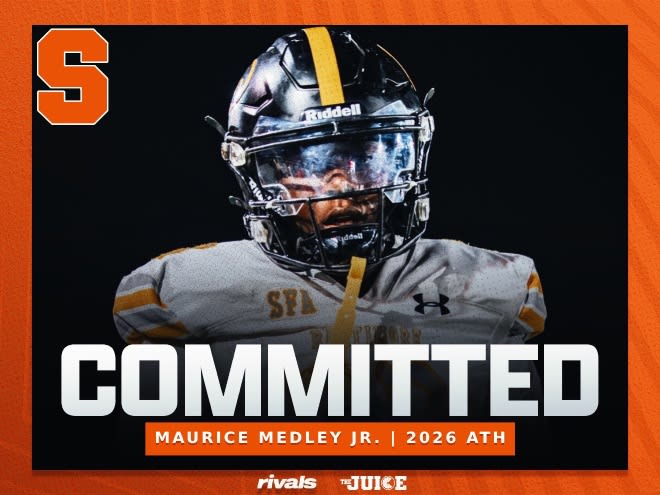 2026 ATH Maurice Medley commits to Syracuse