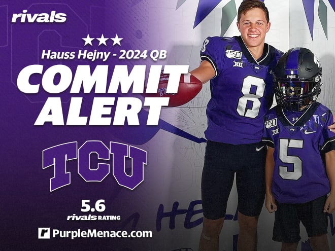 TCU lands dual-threat speedster QB Hauss Hejny