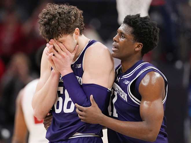 Northwestern's season comes to a close with 70-63 loss to Wisconsin