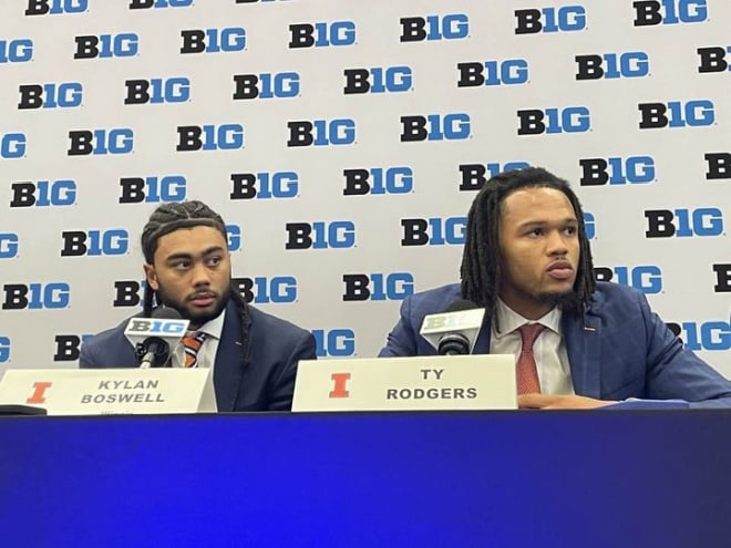 Watch:  Big Ten Media Day - Kylan Boswell and Ty Rodgers