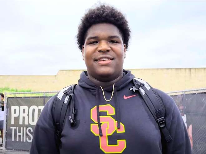 DT commit Malik Brooks talks about bond between USC DL recruits