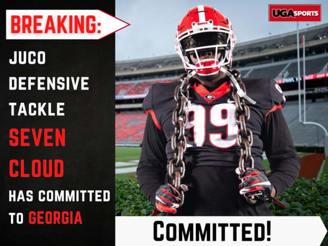 JUCO defensive lineman Seven Cloud commits to Georgia