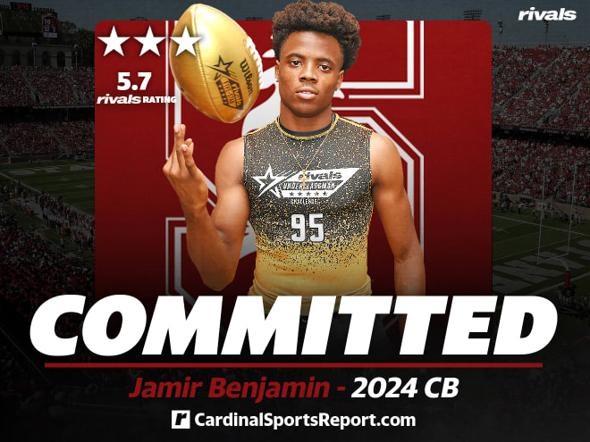 Stanford lands commitment from talented 2024 DB Jamir Benjamin