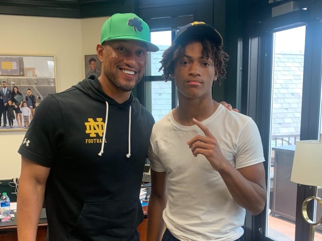 Elbert Hill pumped after becoming first 2026 CB with Notre Dame offer