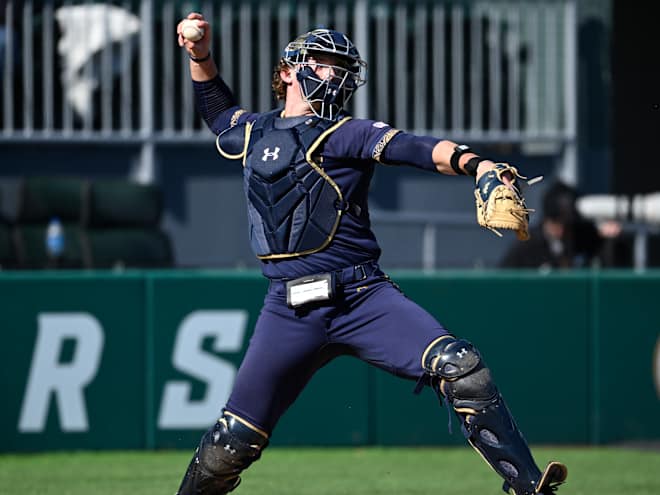 Adversity lit the fire under catcher Carson Tinney and surging Notre Dame