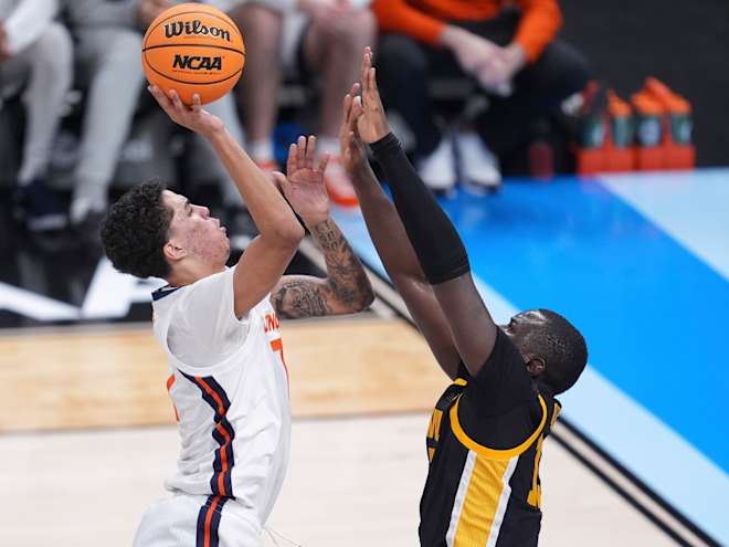 Watch:  Illinois players Kylan Boswell and Will Riley post game vs. Iowa