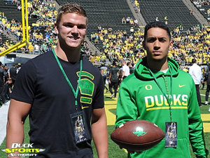 Impressive visitor list for Oregon-Virginia