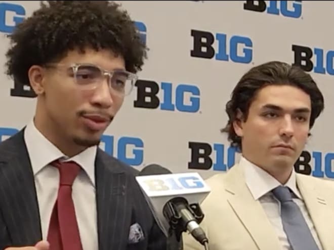 B1G Basketball Media Day Q&A: Trey Galloway and Myles Rice