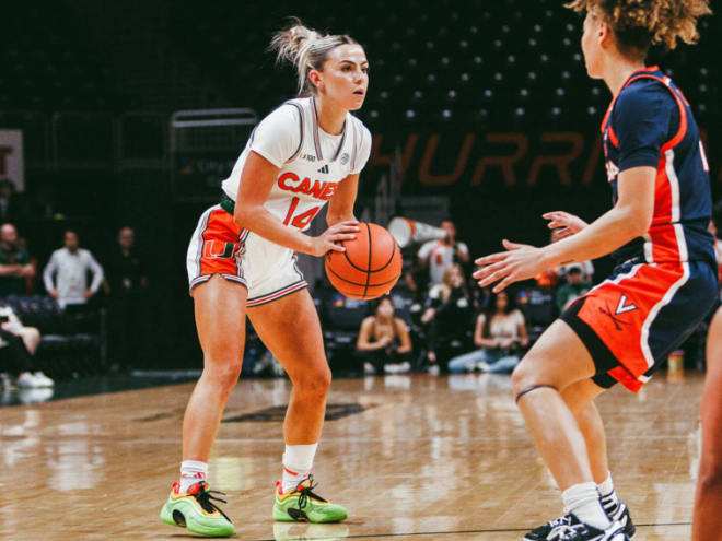 Women's Basketball: Canes win second straight, beat UVA 77-74