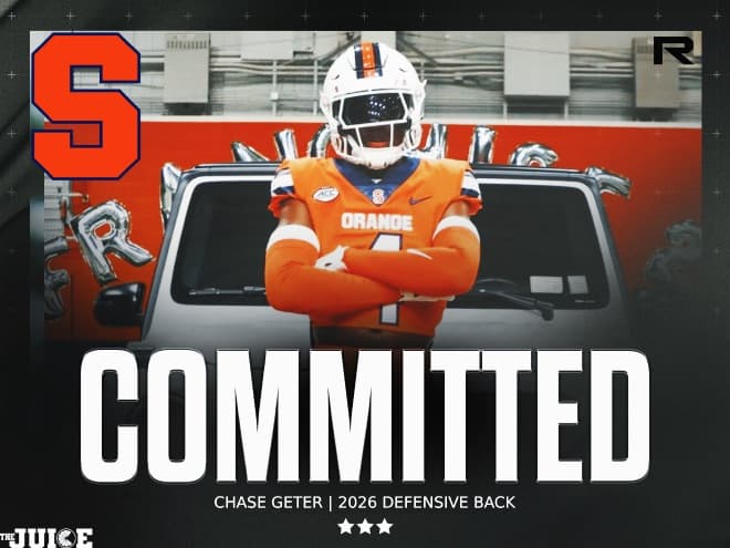 2026 DB Chase Geter commits to Syracuse: 'They're on the rise'