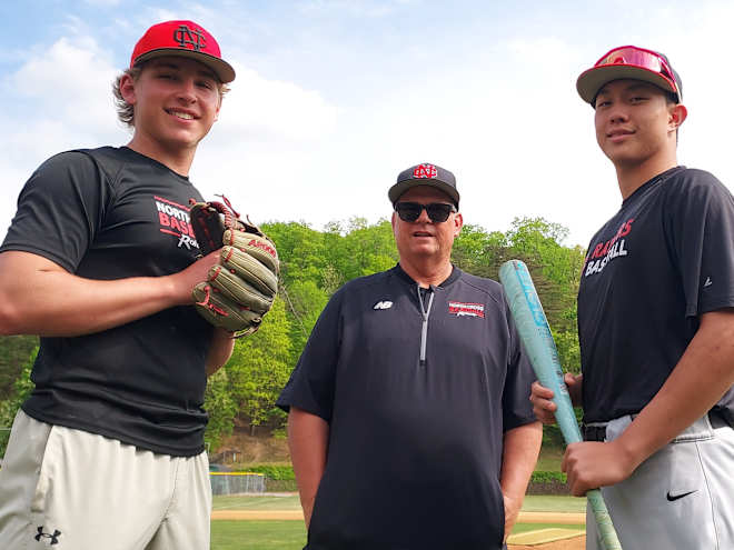 Tandem of Lange & Ou Making Noise for North Cross Baseball