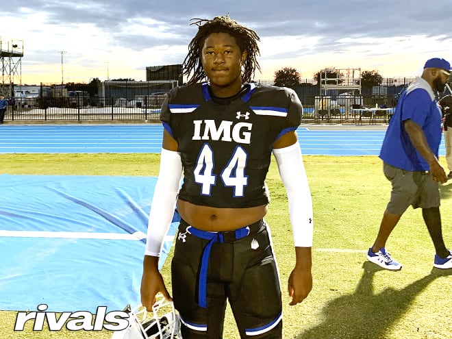 Standout 14-offer 2025 IMG SDE Brandon Thomas covers March visits