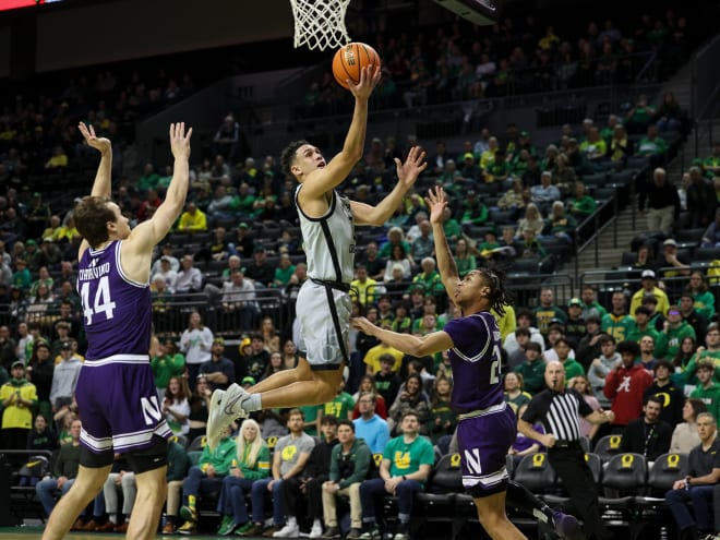 Oregon snaps five game skid with 81-75 win over Northwestern