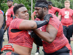 UM working to hold off FSU for OL commit