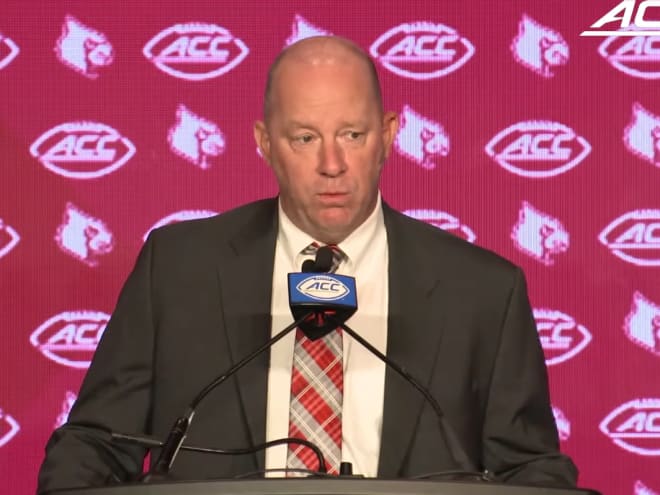 Louisville's Jeff Brohm, "We Want To Win Now"