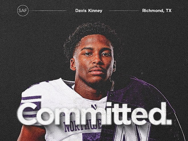 Safety Davis Kinney is the first commit from NU's second OV weekend