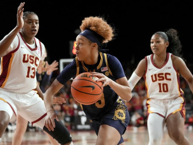 Guarded optimism in full bloom as No. 6 Notre Dame WBB takes down No. 3 USC