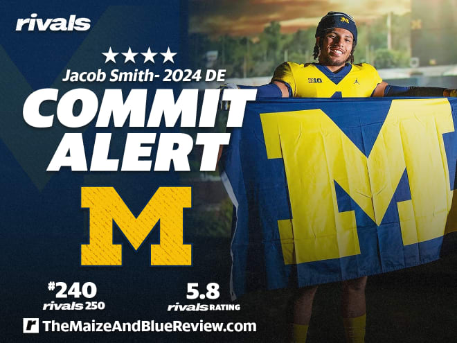 Rivals250 DE Jacob Smith commits to Michigan