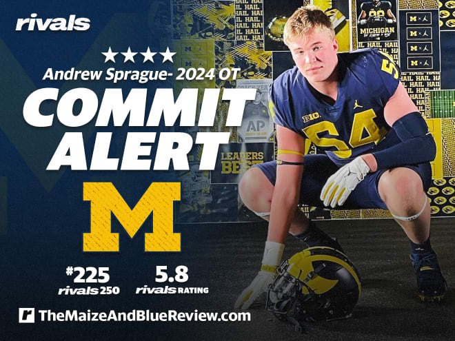 Michigan lands Rivals250 OL Andrew Sprague