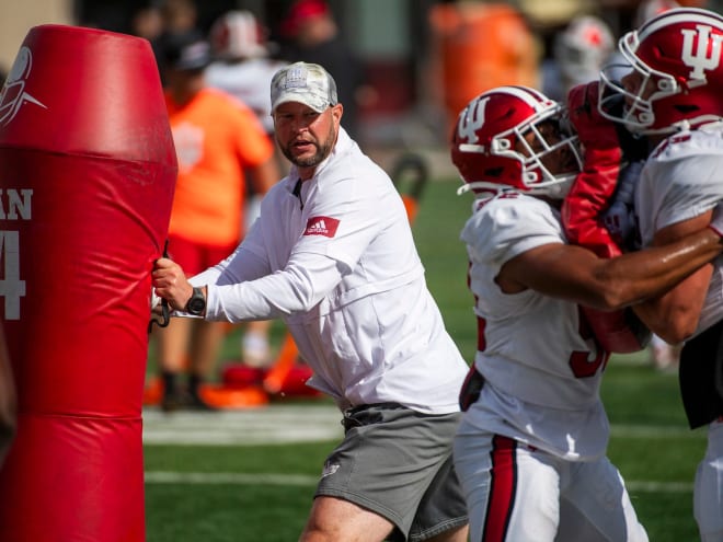 Indiana defensive coordinator Bryant Haines a finalist for Broyles Award