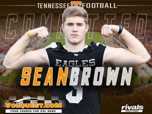 Brown's a Vol: "I want to be part of why people fear Tennessee again"