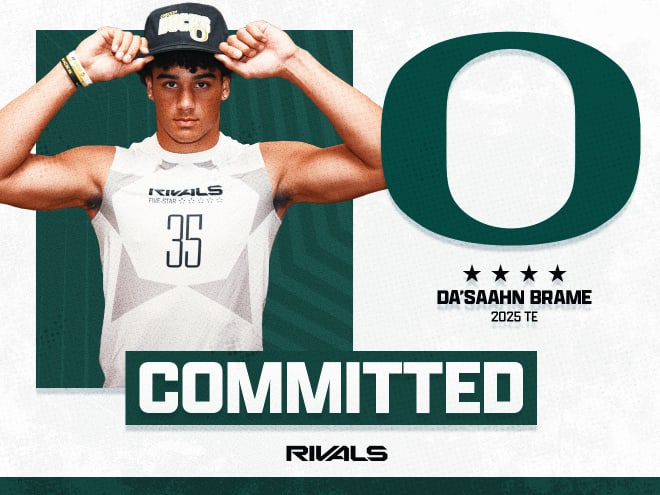 Four-star TE Da'Saahn Brame talks Oregon commitment