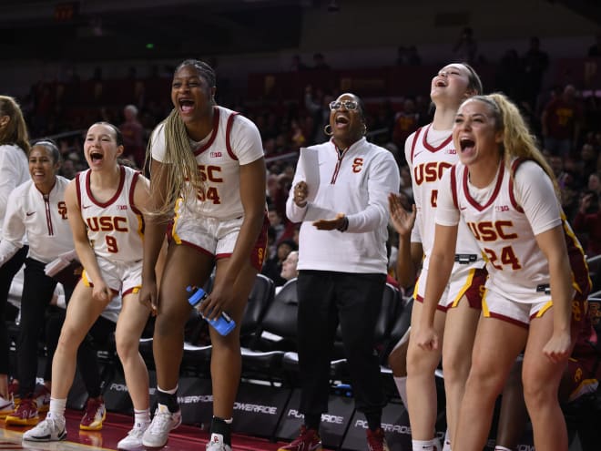 USC women's basketball dominant again in third top-10 win of season