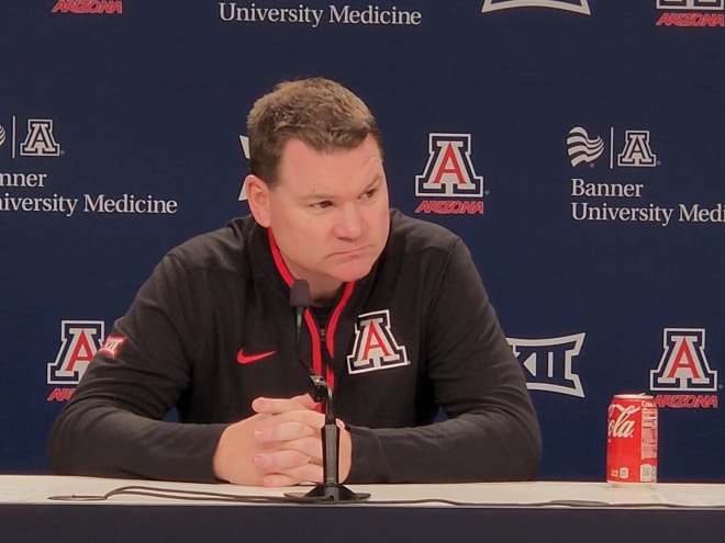 WATCH: Arizona HC Tommy Lloyd postgame following 102-44 win over ODU