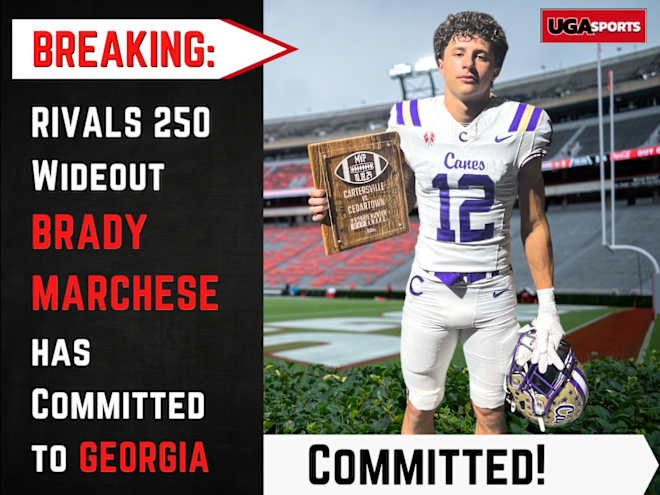 COMMIT! Four-star wide receiver Brady Marchese picks Georgia