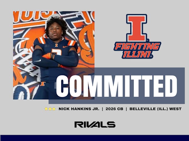 Commit: Three-star DB Nick Hankins Jr. pledges to Illinois