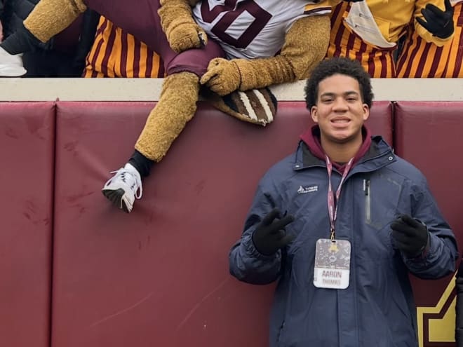 OL Aaron Thomas impressed with program atmosphere after Minnesota visit