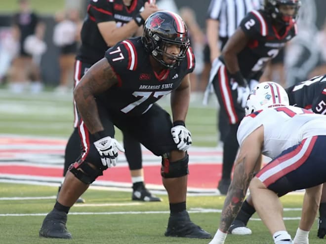 Portal Pickup: Arkansas State OL Makilan Thomas Improves UVa's Tackle Depth