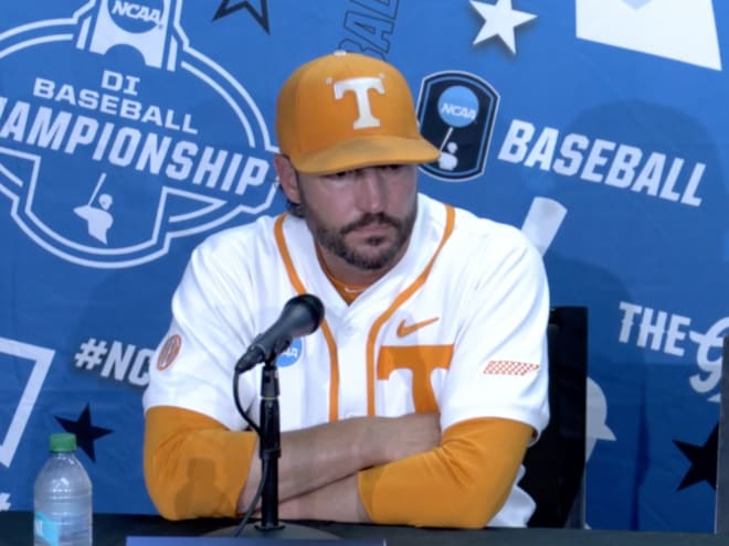 WATCH: Tennessee baseball coach Tony Vitello reacts to season-ending loss
