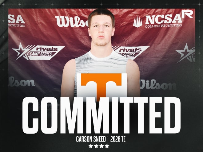 Tennessee picks up a commitment from Rivals250 TE Carson Sneed