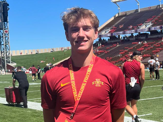 Iowa HS WR becomes frequent Cyclone viewer in '24