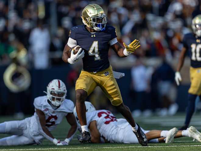 Notre Dame's Jeremiyah Love, Marcus Freeman make College Football 26 cover