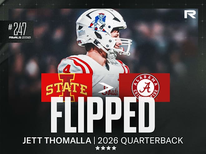 Four-star QB Jett Thomalla flips from Iowa State to Alabama