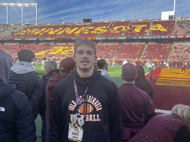 2027 TE Korz Loken discusses Minnesota gameday visit and offer