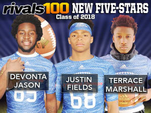 Updated 2018 Rivals100: Three five-stars join the mix; Lawrence stays No. 1