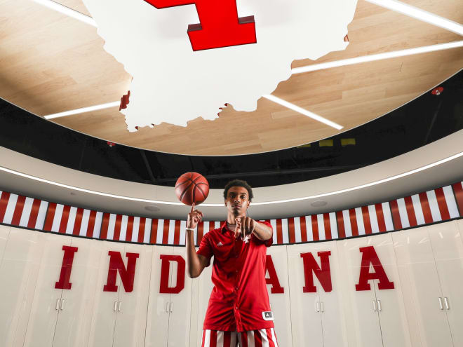 First Look: Indiana 2022 commit CJ Gunn on visit