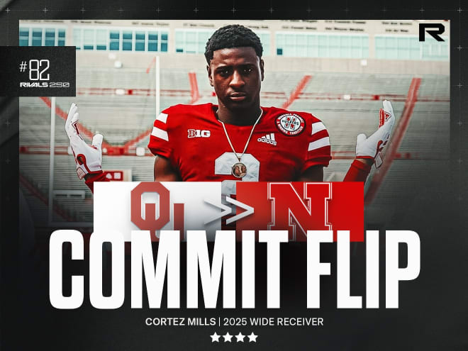 BREAKING: Nebraska flips four-star WR Cortez Mills from Oklahoma