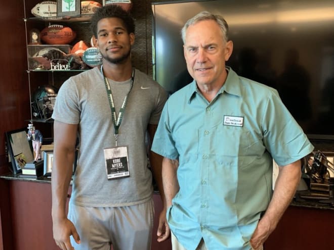 2020 LB Kobe Myers recaps Spartan visit