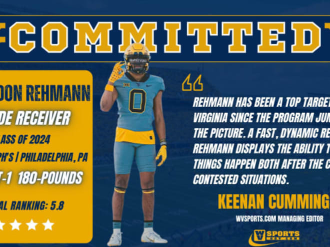 West Virginia secures major commitment from four-star WR Rehmann